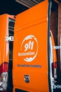 911 Restoration water damage restoration van